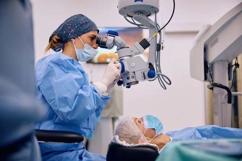Crosslinking corneal